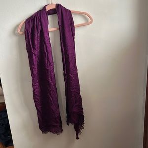 Purple J Crew scarf
